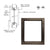 CRL 24" x 36" Door Vision Lite