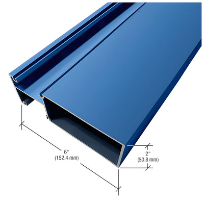 CRL-U.S. Aluminum Custom KYNAR® Paint OS-2 Captured Vertical Mullion for 1" Glazing OS-2 - 24'-2"