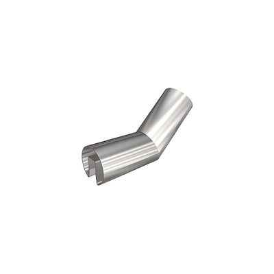 CRL Custom Reverse Angle Vertical Corner for 1/2" or 5/8" Glass Cap Railing