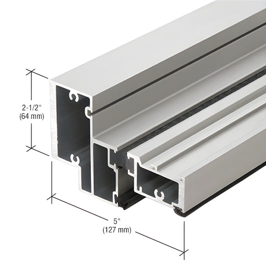 CRL-U.S. Aluminum Transom Header Bar 24'-2" for Surface Closers