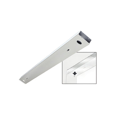CRL Brushed Stainless Custom Length 4-1/2" No Pocket Double Sided Door Header