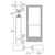 CRL-U.S. Aluminum Clear Anodized Custom Single Series 400 Medium Stile Offset Pivot Entrance Door for Overhead Concealed Door Closer