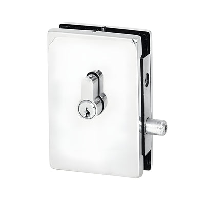 CRL Polished Stainless EUR Series Center Housed Patch Lock