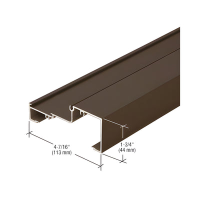 CRL-U.S. Aluminum Class I Bronze Black Anodized Horizontal/Sill - 24'-2"