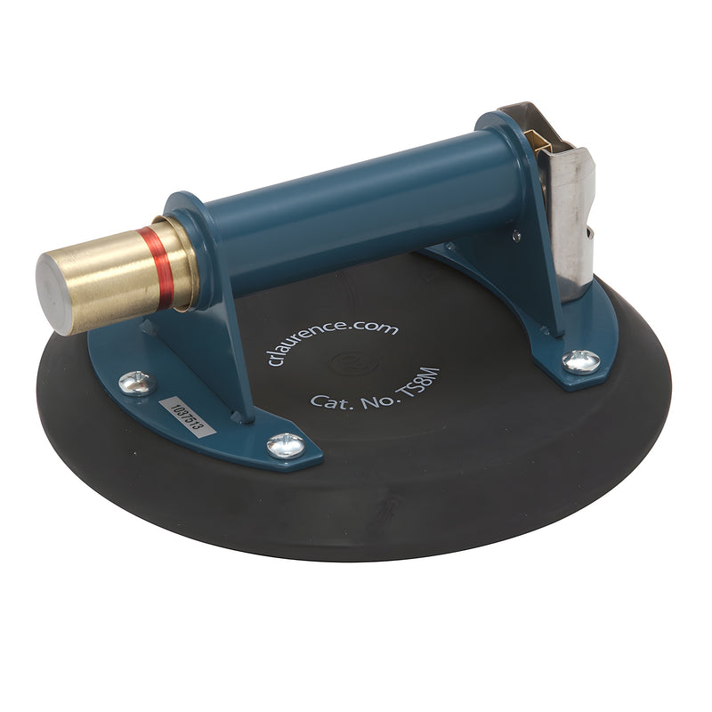 The CRL Woods Powr-Grip vacuum cup features an 8-inch pad and a sturdy metal handle for textured surfaces.