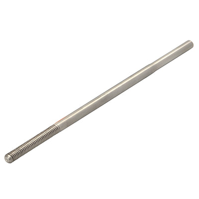CRL Mill 316 Stainless Steel 7" Long Threaded Terminal for 1/8" Cable