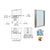 CRL Satin Anodized Aluminum Standard Inset Frame Exterior Glazed Vision Window