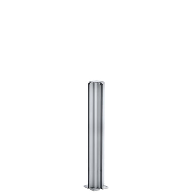 CRL Satin Anodized 12" 4-Way Design Series Partition Post