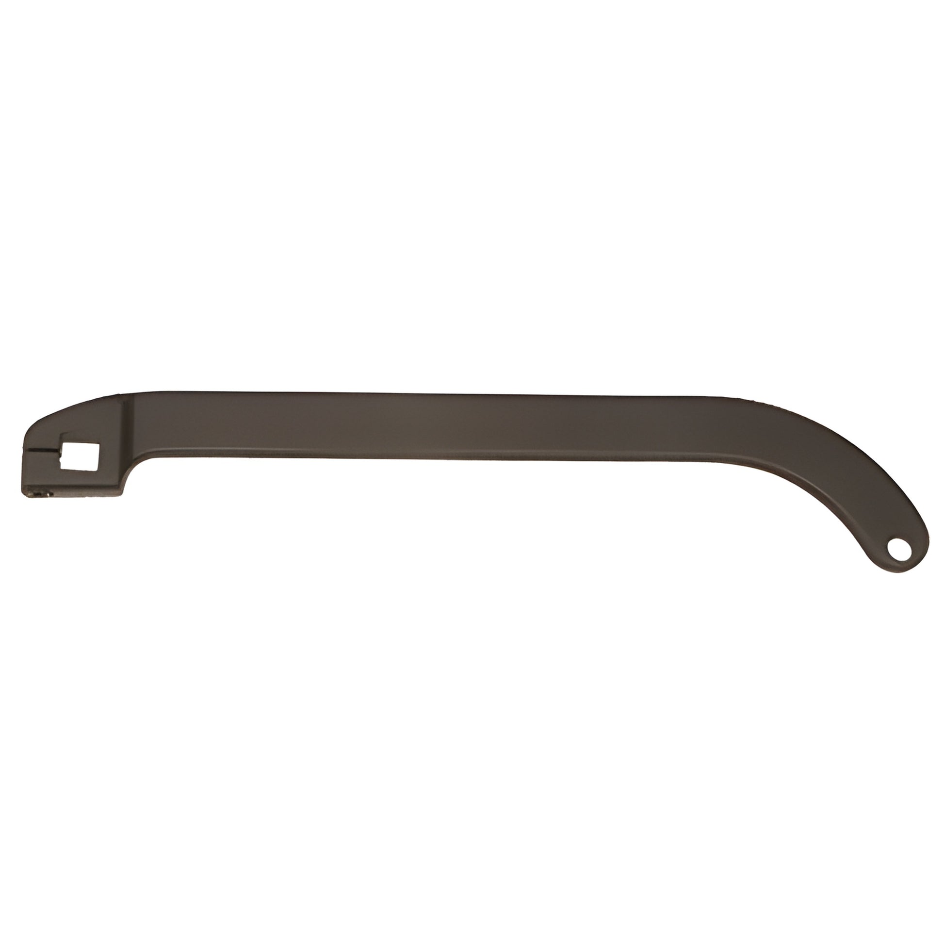 CRL Jackson dark bronze forged steel offset closer arm with preload, square socket end and mounting hole - SKU 20942313