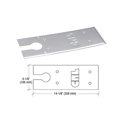 CRL Polished Stainless Cover Plates for 8500 Series Floor Mounted Closer
