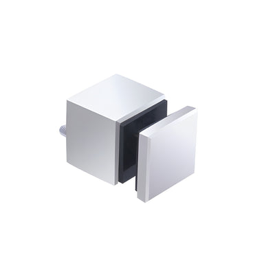CRL 316 Polished Stainless Glass Rail Custom Square Standoff Base and Cap - 1-3/4" Projection