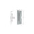 CRL 11" Gray Latch Shield for Flush Mounted Doors