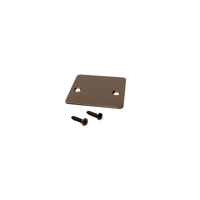 CRL Oil Rubbed Bronze End Cap with Screws