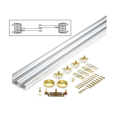 CRL 72" By-Pass Hardware Set 2 Doors