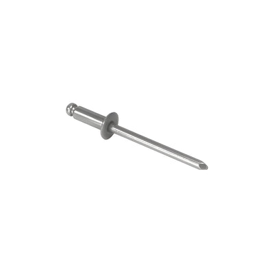 CRL 1/8" Diameter 3/8" to 1/2" Grip Range Stainless Steel Mandrel and Rivet - Pack of 1000