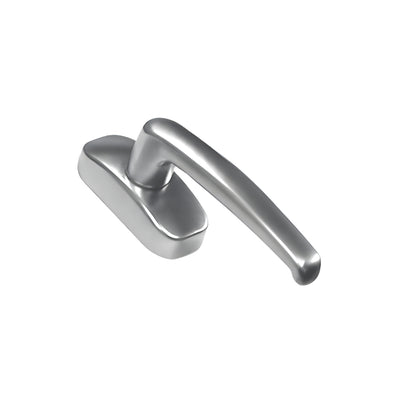 CRL-U.S. Aluminum Satin Chrome Euro Locking Handle