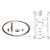 CRL Floor to Ceiling Cable Kit for 1/4" to 3/8" Glass