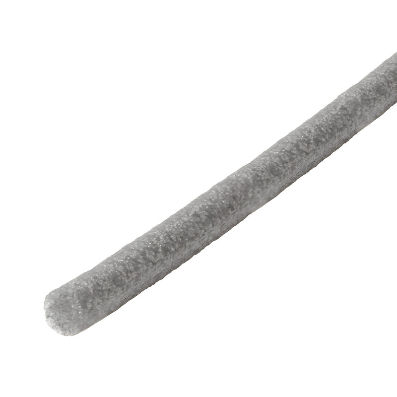A close-up view of a grey, textured 3/8-inch diameter Sof® Rod used for joint sealing.