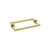 CRL Unlacquered Brass 18" MT Series Back-to-Back Towel Bar