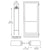 CRL-U.S. Aluminum White KYNAR® Paint Custom Single Series 400 Medium Stile Butt Hinged Entrance Door for Surface Mount Door Closer