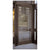 CRL Premium Dark Bronze Anodized Aluminum Medium Stile Door for 1" Glazing; 3-11/32" Top Rail; 9-1/2" Bottom Rail; Concealed Hinge Tube LHR; with Lock