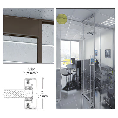 CRL-U.S. Aluminum Narrow Jamb Black Bronze - Custom