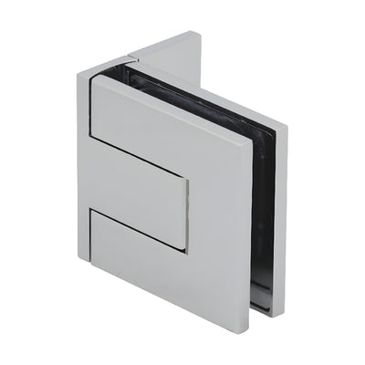 CRL Polished Chrome Palermo Adjustable Wall Mount Offset Back Plate Hinge