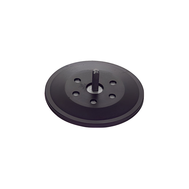 A circular black rubber replacement pad with a central metal stem designed for the CRL 911VC vacuum cup.
