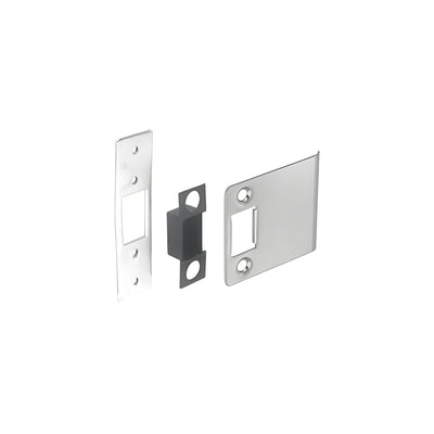 CRL Brushed Stainless Deadlatch Strike Set for 4-1/2" Wide Jamb
