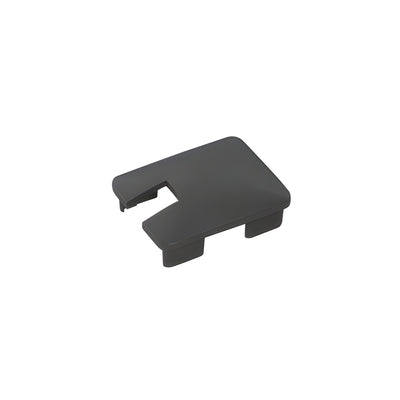 CRL Matte Black Notched Cap for 180 Degree End Post