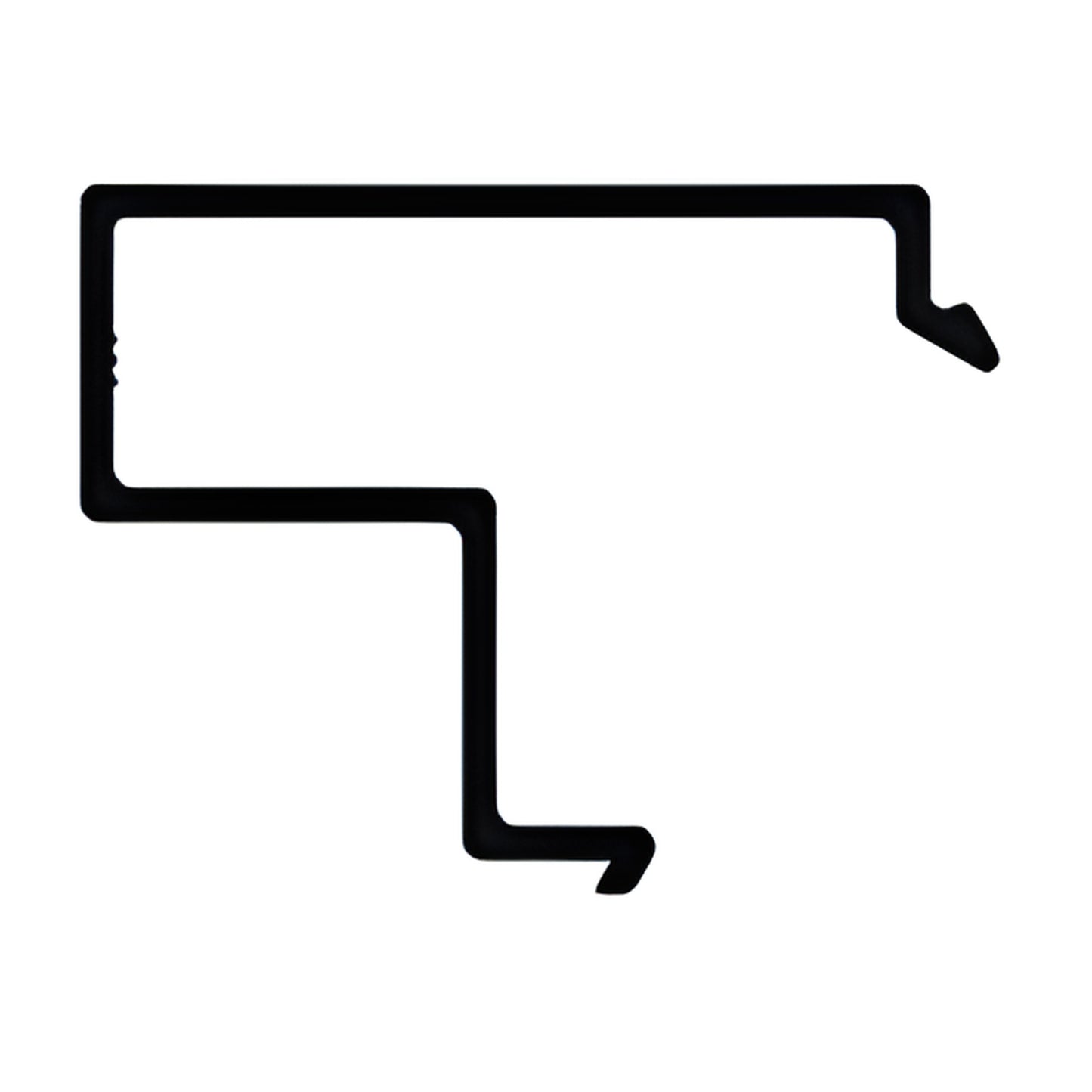 CRL-U.S. Aluminum Perimeter Filler 1 in Clear Anodized Class 1 24'2"