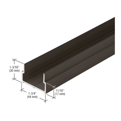 CRL-U.S. Aluminum Bulkhead Sill Shoe, Bronze Black Anodized - 21'-6"