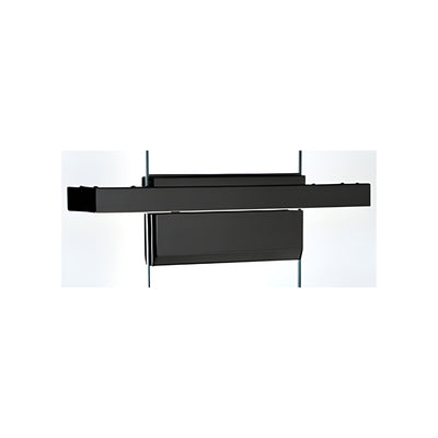 CRL Matte Black Single Floating Header for Overhead Concealed Door Closers for 36" Wide Opening