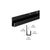 CRL Gloss Black Electro-Static Paint 1/4" Standard Aluminum J-Channel