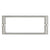 CRL 18" Brushed Nickel Back-to-Back Oval/Round Towel Bar