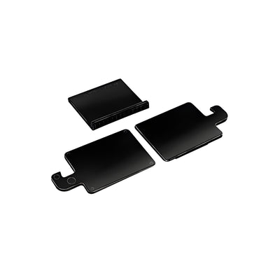 CRL Black TAPER-LOC® "X" Taper Set for 1/2", 5/8", and 3/4" Monolithic Tempered Glass