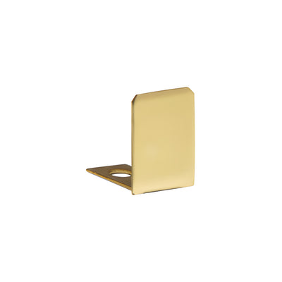CRL Polished Brass End Cap for 1/2" Deep U-Channel