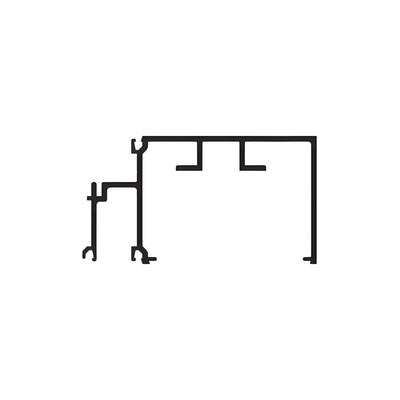 CRL-U.S. Aluminum White KYNAR® Paint Horizontal - 24'-2"