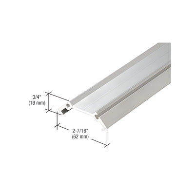 CRL-U.S. Aluminum 90 Degree Structural Silicone Outside Corner Adaptor, Clear Anodized Class 1 - 24'-2"