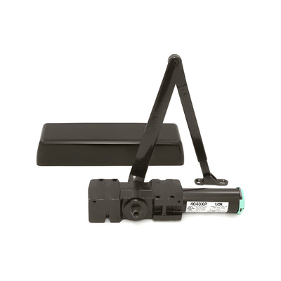 LCN® Dark Bronze Heavy-Duty 4041 Series ANSI Grade 1 Adjustable Spring Power Surface Mount Door Closer