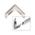 CRL 7/16" Aluminum Corner For WSF17X Screen Frames