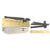 Rixson® Polished Brass 28 Series Center-Hung Left Hand 105º Selective Hold Open Floor Mounted Closer - Complete Package