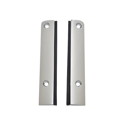 CRL DRX™ 4" Polished Stainless Steel Split Square End Cap with Filler