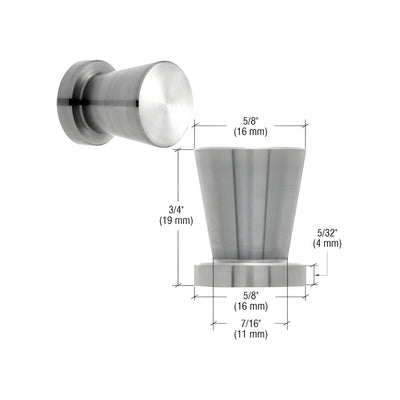 CRL Brushed Stainless Steel U.V. Bond Door Knob
