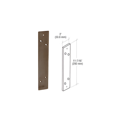 CRL Dark Bronze Mounting Plate for the DL915 Pull Handle