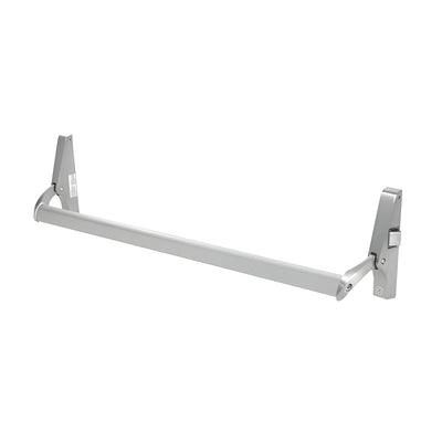 CRL Satin Aluminum Cross Bar Panic Exit Device - Right Hand Reverse Bevel Rim