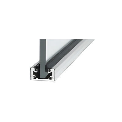 CRL Custom Length Satin Anodized Shallow U-Channel