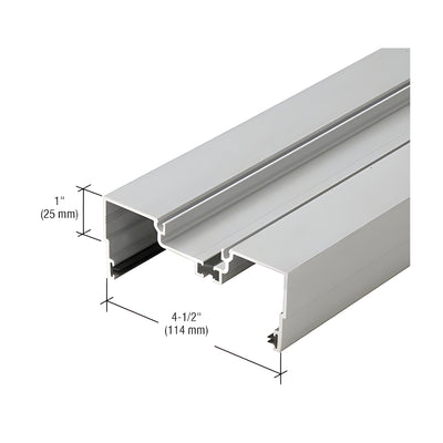 CRL-U.S. Aluminum Clear Anodized Male Expansion Mullion, Thermally Improved - 24'-2"