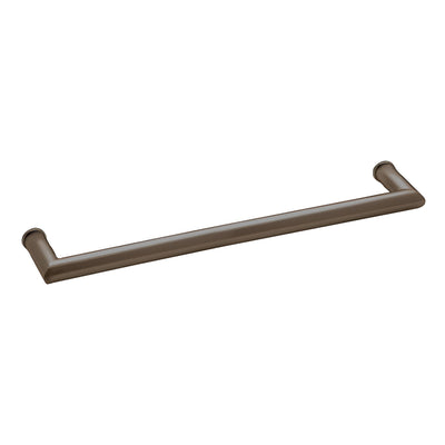 CRL Oil Rubbed Bronze 24" MT Series Round Tubing Mitered Corner Single-Sided Towel Bar