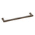 CRL Oil Rubbed Bronze 24" MT Series Round Tubing Mitered Corner Single-Sided Towel Bar